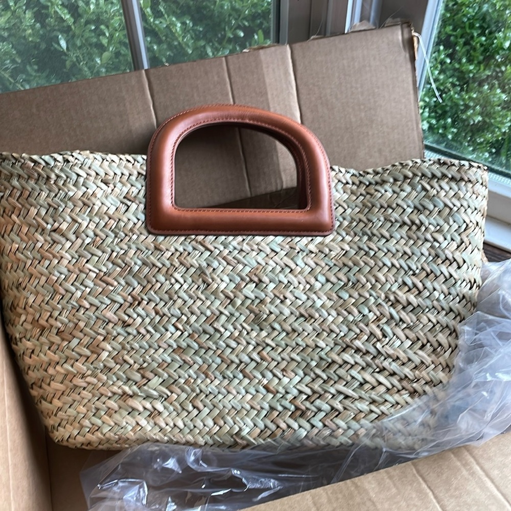 Madewell straw tote